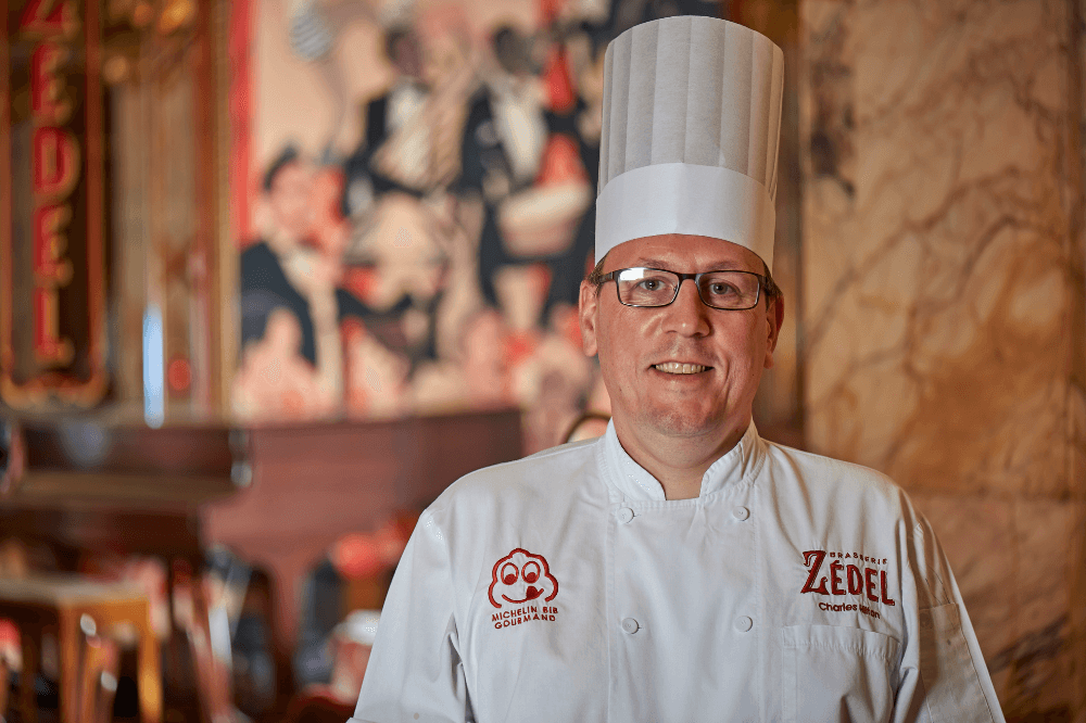 Charles Hilton is Head Chef at Brasserie Zédel